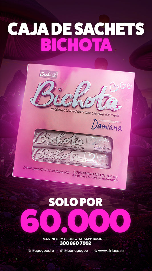 Caja sachet Bichota