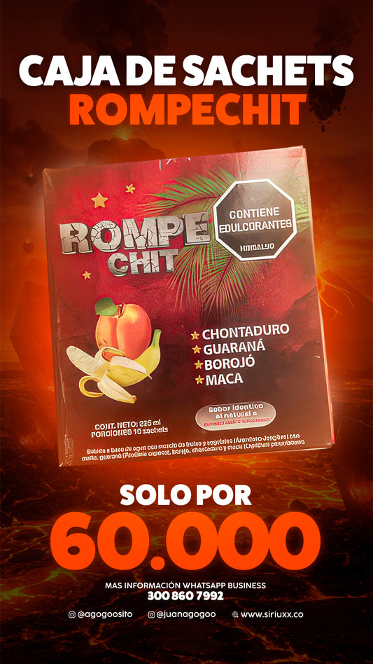 Caja sachet rompe shit